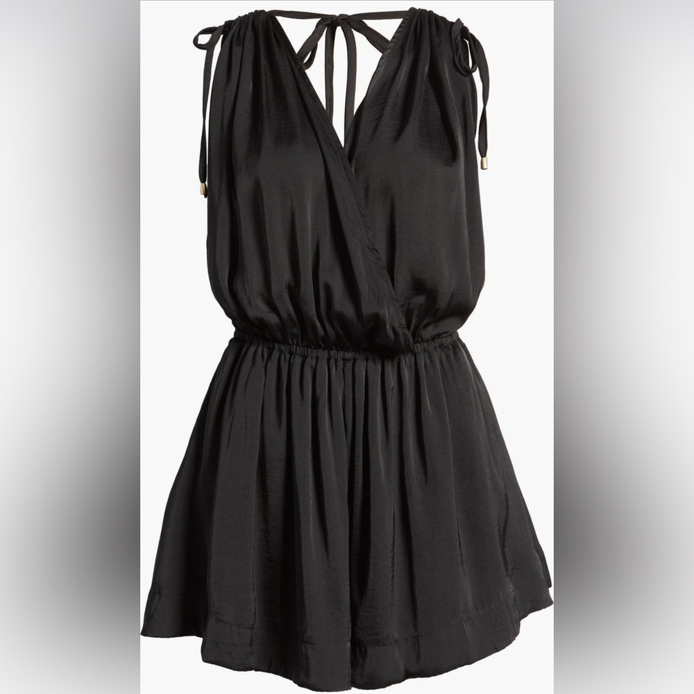 Bea Sleeveless Romper in Brown Free People Size XS - Picture 2 of 11